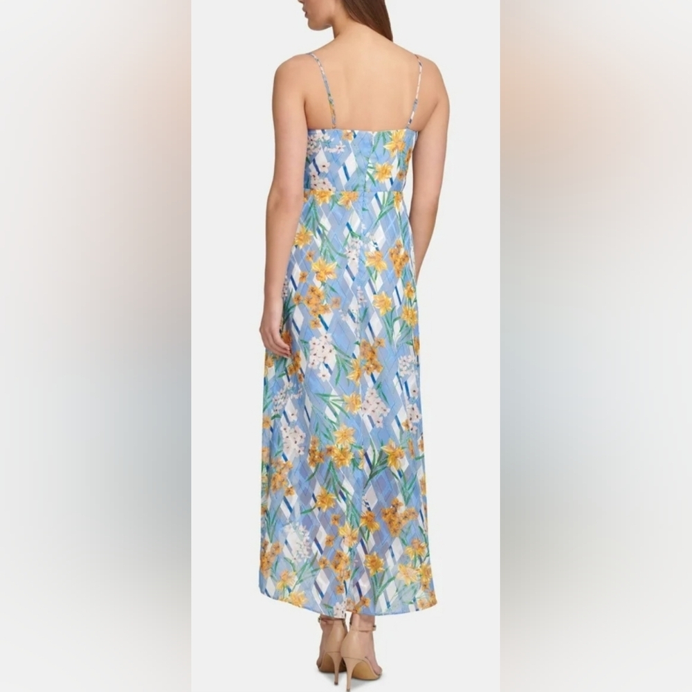 Intricate Patterned High-Low Sundress - Picture 3 of 6
